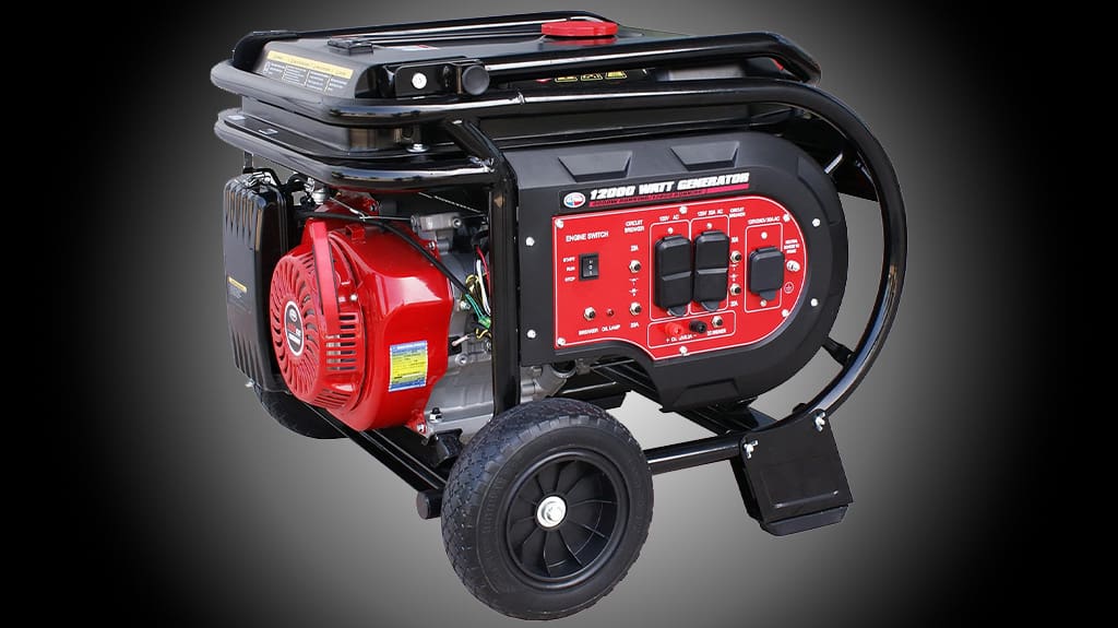 All Power Dual-Fuel Electric Start Portable Power Backup Generator