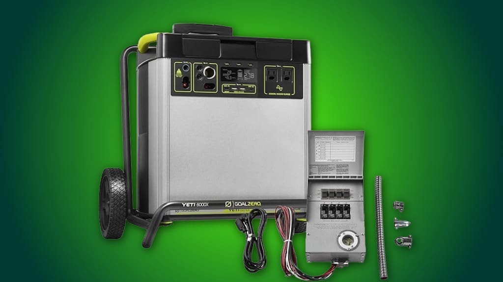 Home Backup Power Solution - Goal Zero 6000